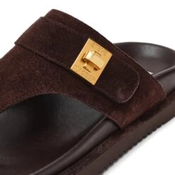 Steve Madden Tuned In Sandal Chocolate Brown Suede -Steve Madden Shop STEVEMADDEN SHOES TUNED IN CHOCOLATE BROWN SUEDE05