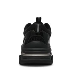 Steve Madden Vault 3 Sneaker Black -Steve Madden Shop STEVEMADDEN SHOES VAULT3 BLACKPEWTER BACK