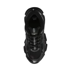 Steve Madden Vault 3 Sneaker Black -Steve Madden Shop STEVEMADDEN SHOES VAULT3 BLACKPEWTER TOP