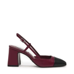 Steve Madden Zeina Sandal Black Cherry Lacq