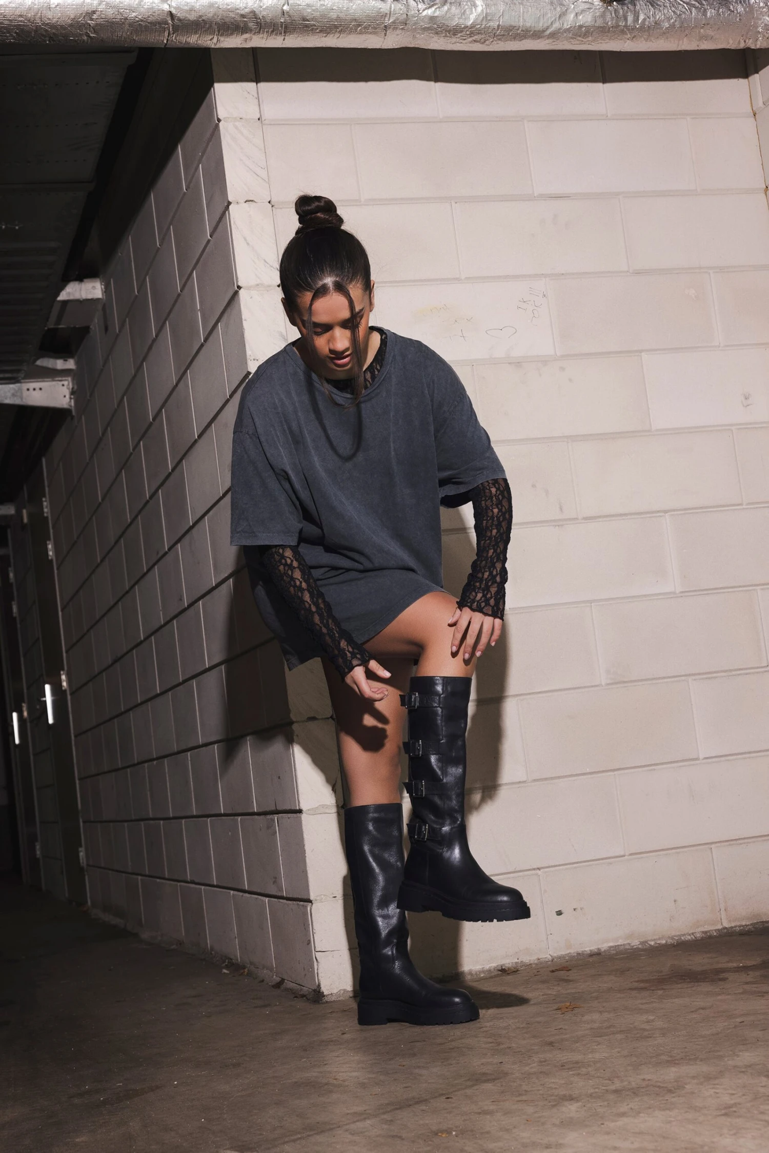 Steve Madden Solo Boot Black Leather 4 Steve Madden Solo Boot Black Leather - Image 2