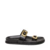 Steve Madden Zaz Slide Black Leather
