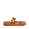 Steve Madden Zaz Slide Tan Leather -Steve Madden Shop ZAZ TAN LEATHER 01 web