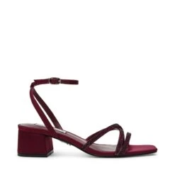 Steve Madden Gabby Sandal Dk Cherry Lacq